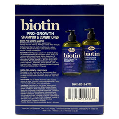 Difeel Pro-Growth Biotin Conditioner bottle shows fortifying biotin for fuller-looking hair.