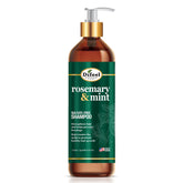 Difeel Rosemary Mint Shampoo bottle front view highlighting 33.8 oz size for easy at-home use.
