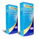 Differin Adapalene Gel 0.1% bottle demonstrates acne-fighting power for clearer pores.