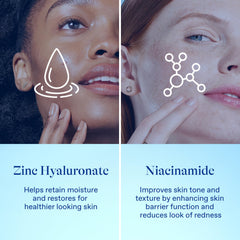 Differin clear patches spread on surface showing discreet coverage benefit