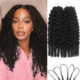 Dilekay pre-looped crochet hair package ready for easy installation.
