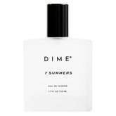 DIME 7 Summers perfume bottle closeup for daily wear and mood lift.