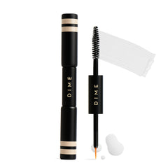 DIME Beauty Boost Duo travel packaging offers on-the-go lash and brow care