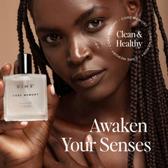 DIME Beauty Core Memory Perfume spray action captures the refreshing aroma in seconds.