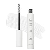 DIME Beauty Lash Primer jar close-up showing white formula for even lash coating