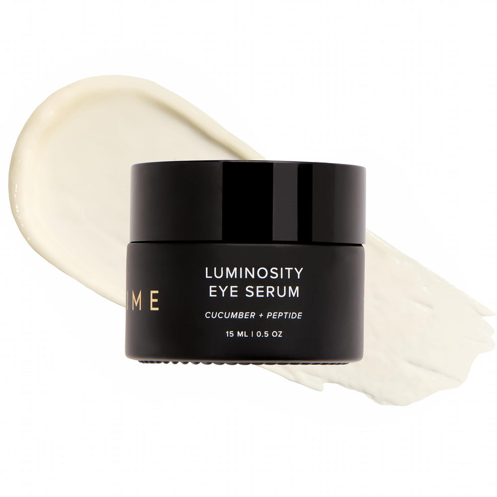 DIME Beauty Luminosity Eye Serum bottle for daily brightening under-eye care