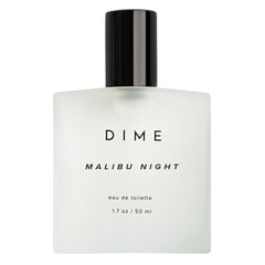 DIME Malibu Night bottle front view for everyday wear ideas.