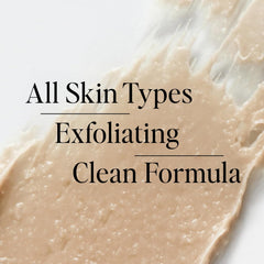 DIME Beauty Whipped Exfoliating Mask ingredient note closeup features lactic and salicylic acids for balanced exfoliation
