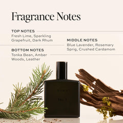 DIME No. 1 bottle angled highlights modern design for premium grooming routines.