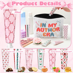 Dimsile pink bow hand cream coconut scent compact for on the go hydration
