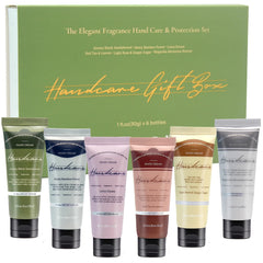 DincherBel hand cream set packaging shows gift-ready travel set for holidays