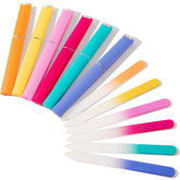 Diodiva glass nail file pink crystal for precise shaping and smooth edges.