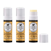 Dionis Goat Milk Lip Balm Milk and Honey tubes offering long-lasting moisture.