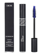Dior Diorshow Waterproof lash extension bottle shown with rich Bleu shade for durable volume