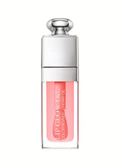 Dior Glossy Lip Color Pink close-up showing luminous shine and nourishing lip care.