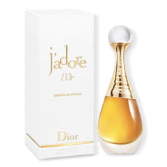 Dior J'adore L'or essence close-up showcases the rich floral bouquet for elegant evenings.