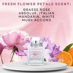 Dior Miss Dior Blooming Bouquet label close-up highlights premium branding and luxe gifting appeal.