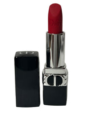 Dior Rouge Lipstick 999 Matte full-size front view for bold matte lips and long-lasting color.