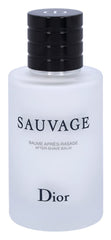 Dior Sauvage balm packaging showcases luxury design and a quick post-shave hydration routine.