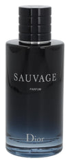 Dior Sauvage cap close-up emphasizes luxury detailing and brand iconography.