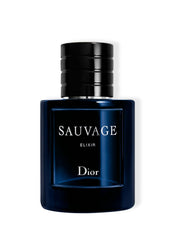 Dior Sauvage Elixir bottle-front, premium parfum concentrate for all-day freshness