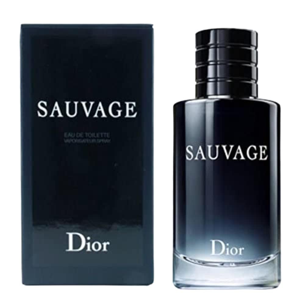 Dior Sauvage mini bottle front view for on-the-go fragrance trials