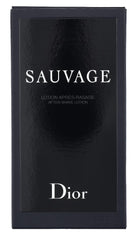 Dior Sauvage packaging box front shows premium branding and origin.