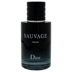 Dior Sauvage Parfum cap detail, sleek premium look.