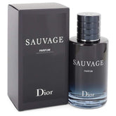 Dior Sauvage Parfum Spray 2oz bottle front view for daily wear and confident presence.