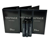 Dior Sauvage sample EDP 1ml vial for convenient on-the-go scent refresh.