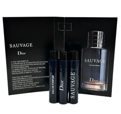 Dior Sauvage travel-size EDP 1ml vial for on-the-go fragrance.