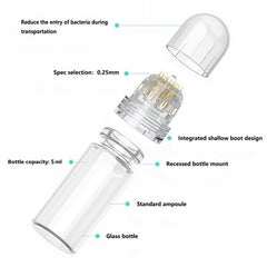 Diougens Lee 5ml glass bottle ready for lightweight serum on-the-go applications