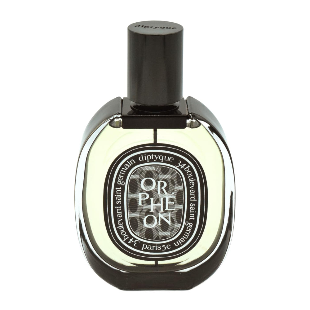Diptyque Orpheon bottle front showcases a refined unisex scent ideal for daily wear