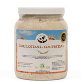 Dirty Treasures Colloidal Oatmeal Bath bottle shows baby-safe soak for gentle skin relief