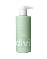Divi Hydrating Shampoo bottle front for daily refreshing cleanse and scalp balance.