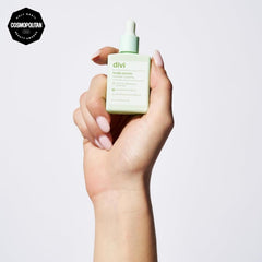 Divi Scalp Serum applied to scalp for targeted care and daily refreshing use
