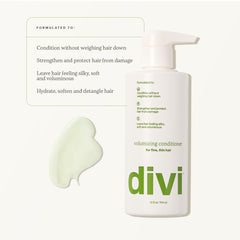 Divi scalp serum bottle supports healthy scalp and vitality.