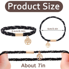 DIYDEC boho braided look hair ties bracelet suits daily outfits