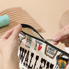 DJHUNG Inspired Singer cosmetic bag bottom expanded reveal boosts storage capacity.
