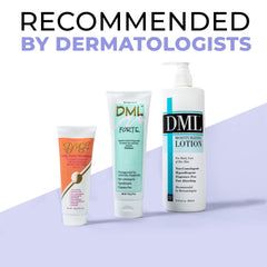 Close-up of applying DML Daily Facial Moisturizer SPF 25 for gentle hydration.