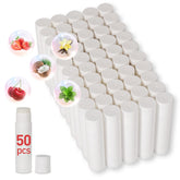 DMSKY 50-pack lip balm unlabeled box for bulk gifting and DIY