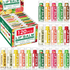 Dmsky lip balm 12 flavors assorted pack provides bulk lip care.