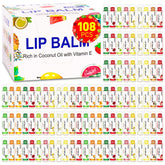 DMSKY lip balm 108-pack on display for bulk gifting and daily moisture.