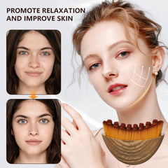 DMwespe lymphatic contour brush bristles closeup glide softly for sensitive skin.