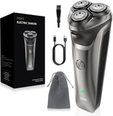 DOAO electric razor with 3D floating heads for a precise contour-following shave