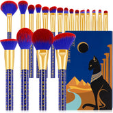 Docolor ancient egyptian brush set front view for precise makeup application.