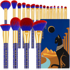 Docolor ancient egyptian brush set front view for precise makeup application.