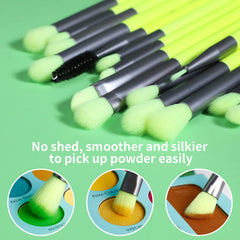Docolor Eyeshadow Brush Set 15pcs blending brush for seamless color transition and professional finish.