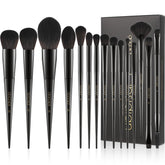 Docolor obsidian brush set 15pc full kit for flawless daily makeup application