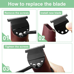 DODAER T-blade close-up showing sharp steel edge for precise trimming